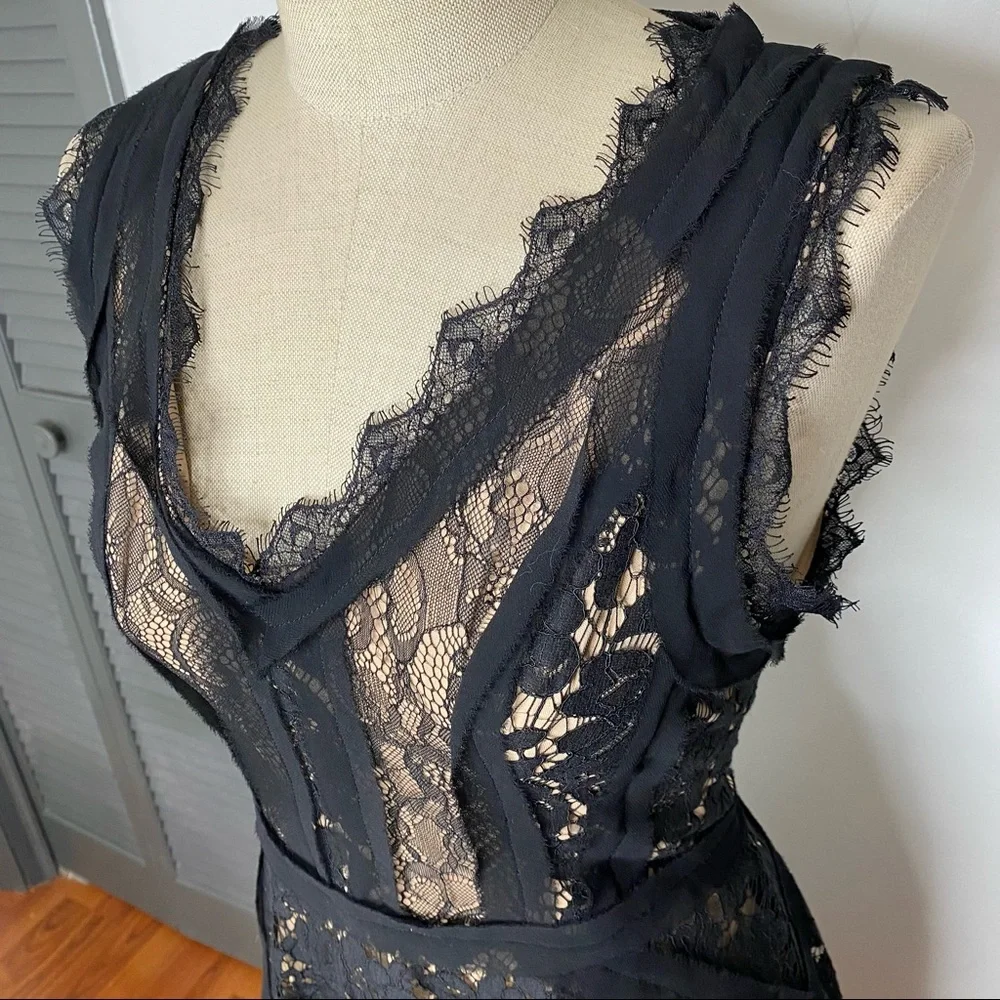 NWT Revolve Heartloom Black Lace Sera Dress - Picture 3 of 7